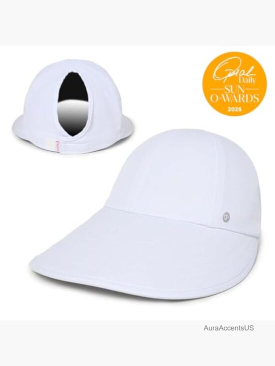 Wide Brim UPF 50 Ponytail Sun Hat with Patented Opening main image 7